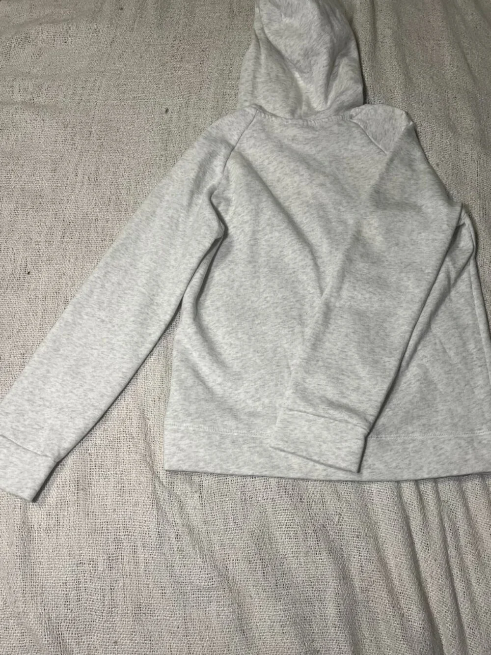 The Children's Place Girls Full Zip Fleece Hoodie Light Heather Gray Size 16